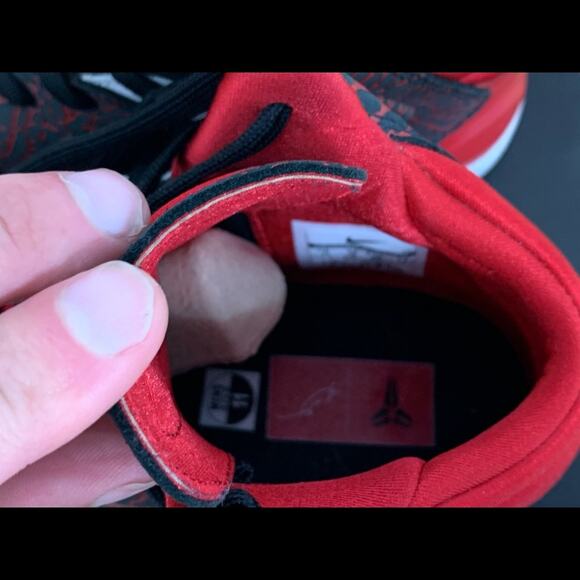 NIKE KOBE 9 LIFESTYLE UNIVERSITY RED CEMENT 2014 ALMOST BRAND NEW - Picture 3 of 9